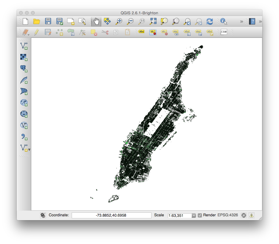 QGIS Mapzen Buildings